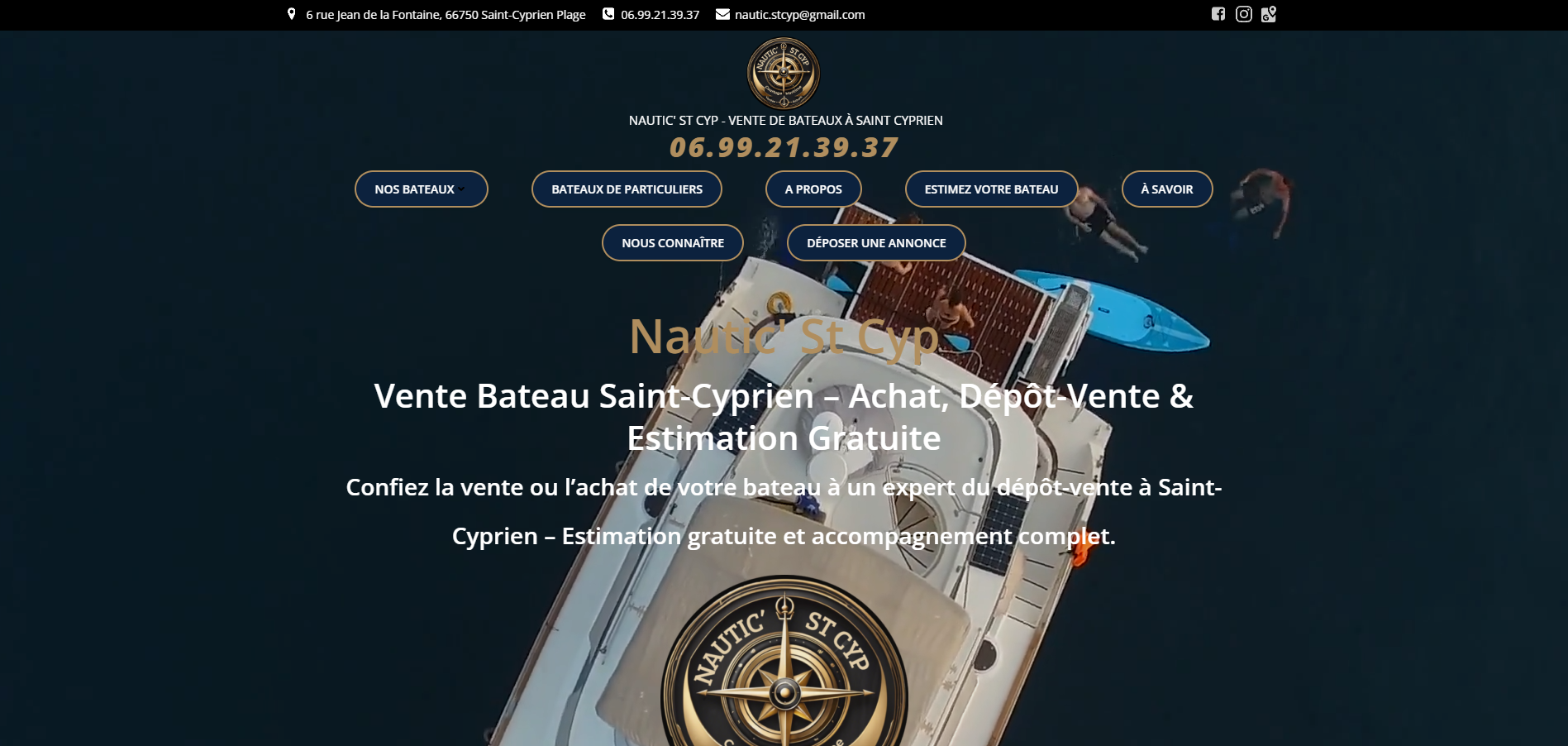 nautic st cyp site internet perpignan